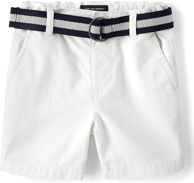 The Children's Place Baby-Boys and Toddler Belted Chino Shorts | Amazon (US)