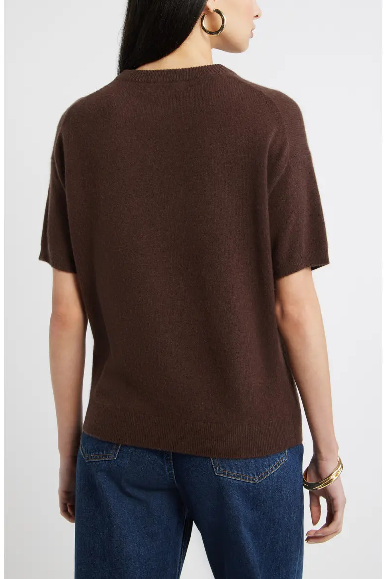 Short Sleeve Cashmere Sweater (Women) | Nordstrom | Nordstrom