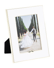 5x7 Wide Enamel Two Hearts Tabletop Frame | Mother's Day Gifts | Marshalls | Marshalls