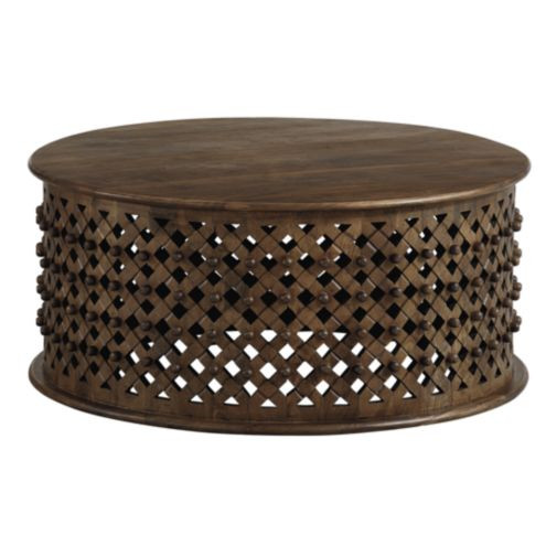 Bornova Coffee Table - Rustic Black | Ballard Designs, Inc.
