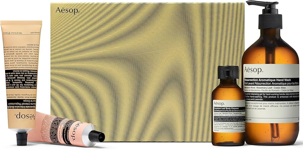 Aesop Majestic Gift Kit - Resurrection Aromatique Hand Wash (16.9 Fl Oz) + Hand Balm (2.5 Fl Oz) ... | Amazon (US)