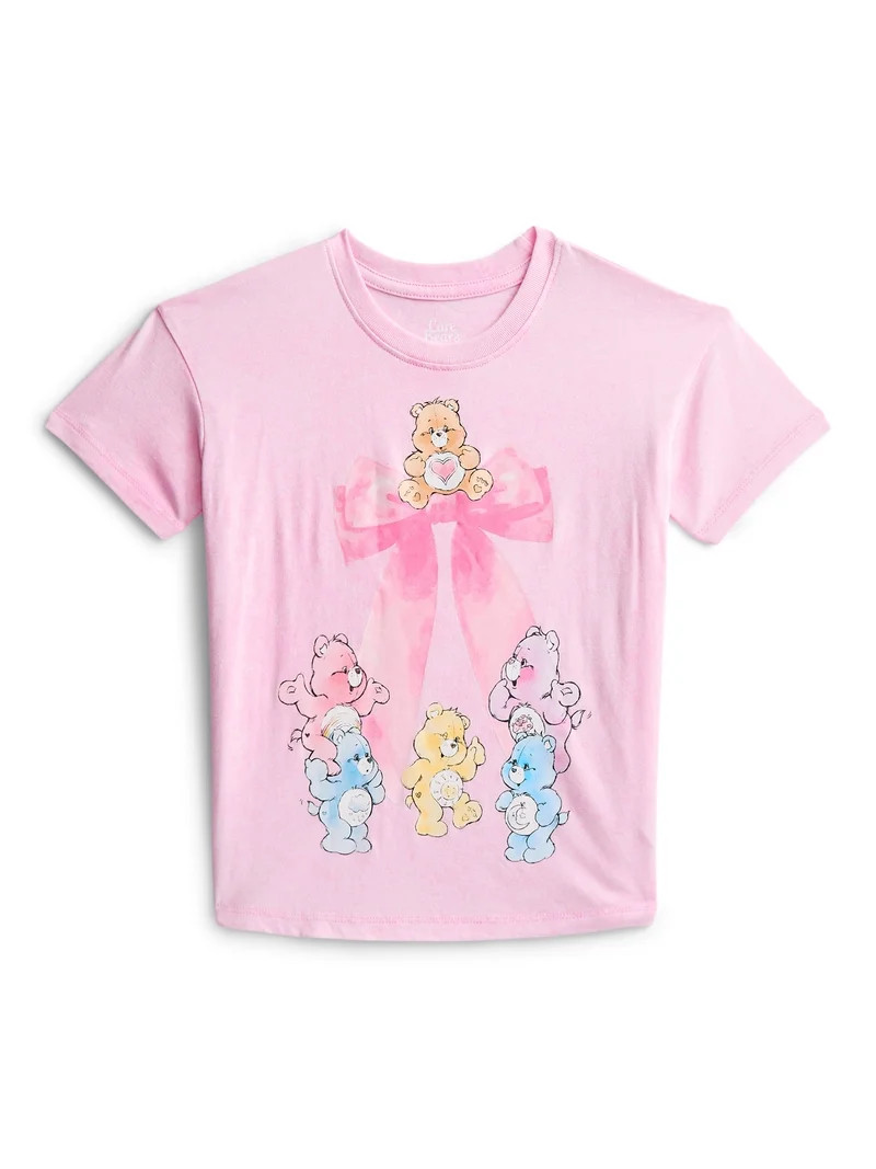 Care Bears Toddler Girls Graphic Crewneck Tee with Short Sleeves, Sizes 12M-5T | Walmart (US)