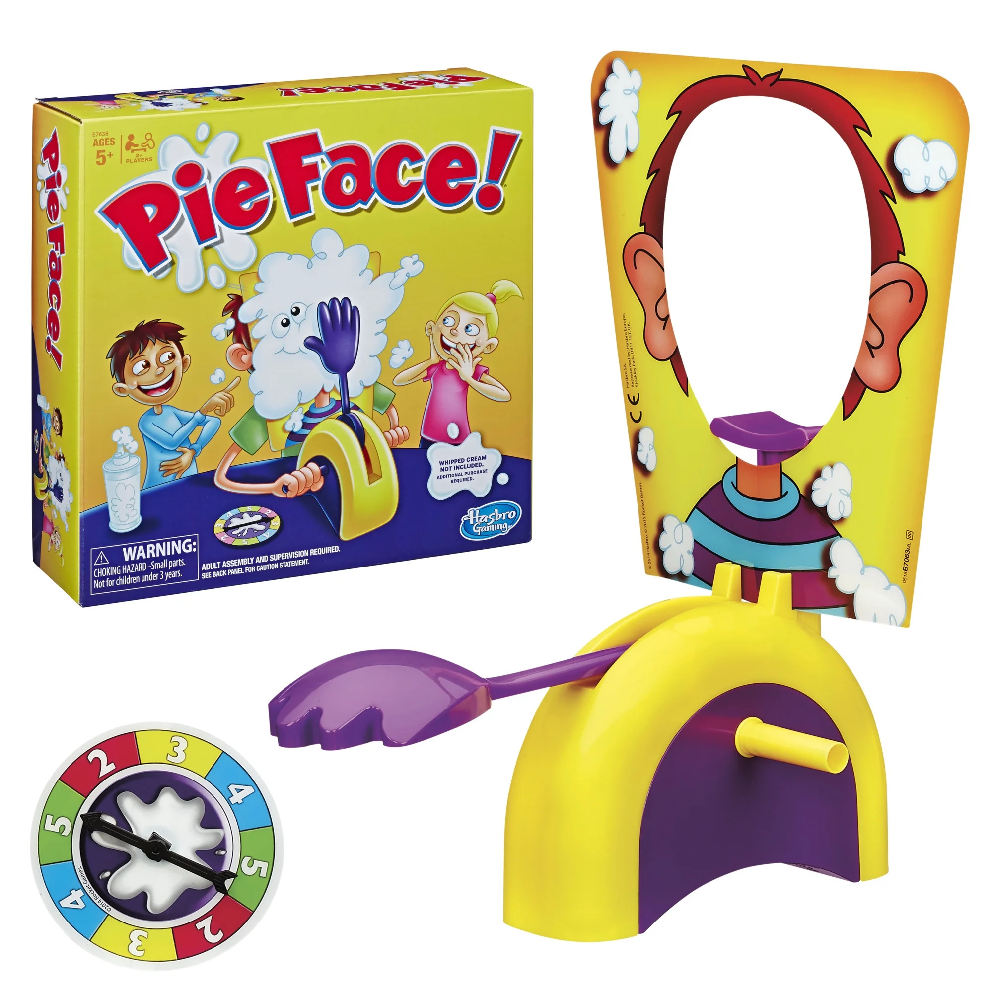Pie Face Game, Whipped Cream Family Board Games for Kids Ages 5+, 2 +Players | Walmart (US)