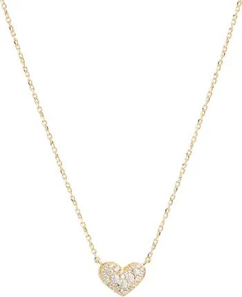 Ari Pavé Heart Pendant Necklace | Nordstrom