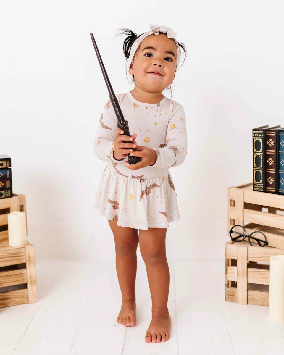 Harry Potter™ Hedwig’s Flight Ruffle Dress | Bums & Roses