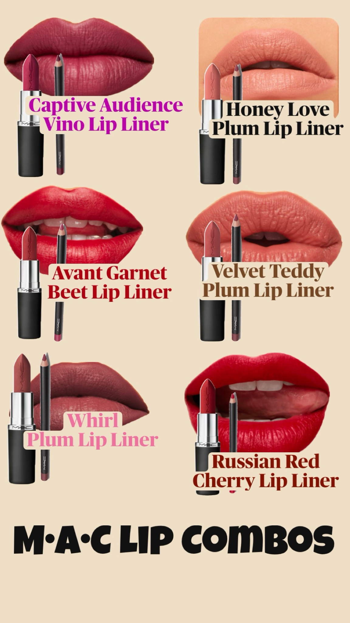 Favorite Mac Lip combos 

#LTKGiftGuide #LTKBeauty #LTKFindsUnder50