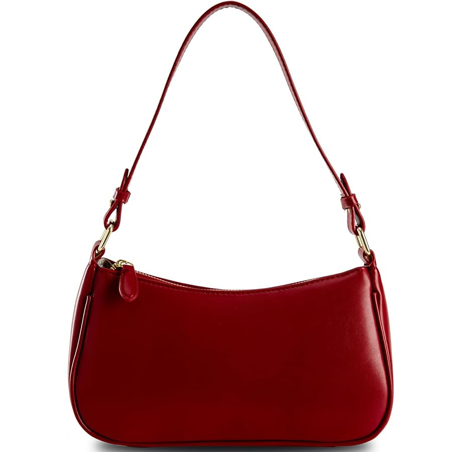 Shoulder Bags for Women Leather Hobo Sling Tote Handbag Retro Clutch Purse with 2 Removable Strap... | Amazon (US)