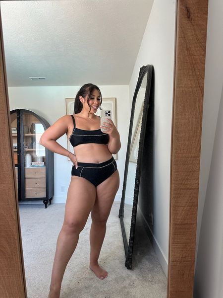 Midsize cupshe swimsuit! Wearing a size large on top and XL bottoms!

Vacation outfit, shaping swimsuits, full coverage swimwear, affordable swimwear, curvy approved, size 12, size 14, size large, size XL

#LTKMidsize #LTKSwim #LTKStyleTip