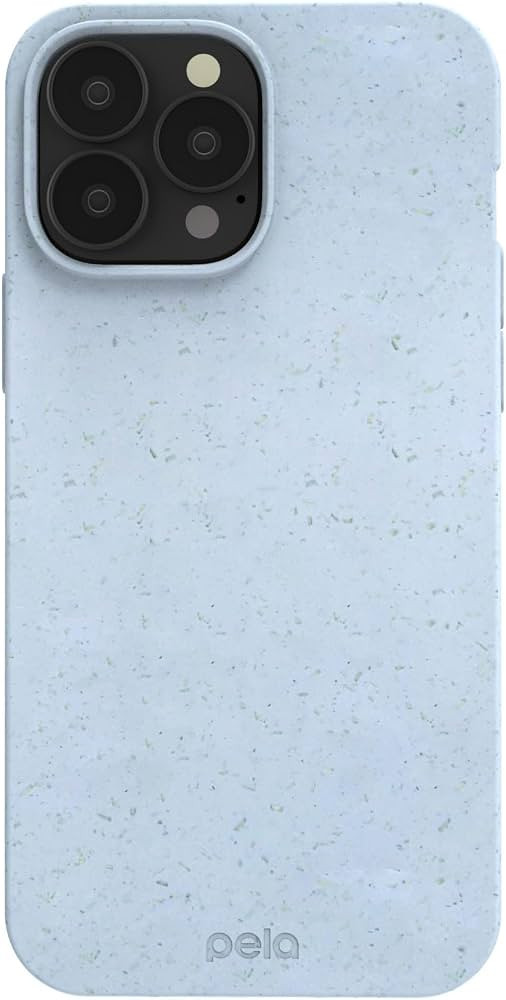 Pela - Phone Case for iPhone 13 Pro Max, Powder Blue - Protective Cell Phone Cover - Eco Friendly... | Amazon (US)