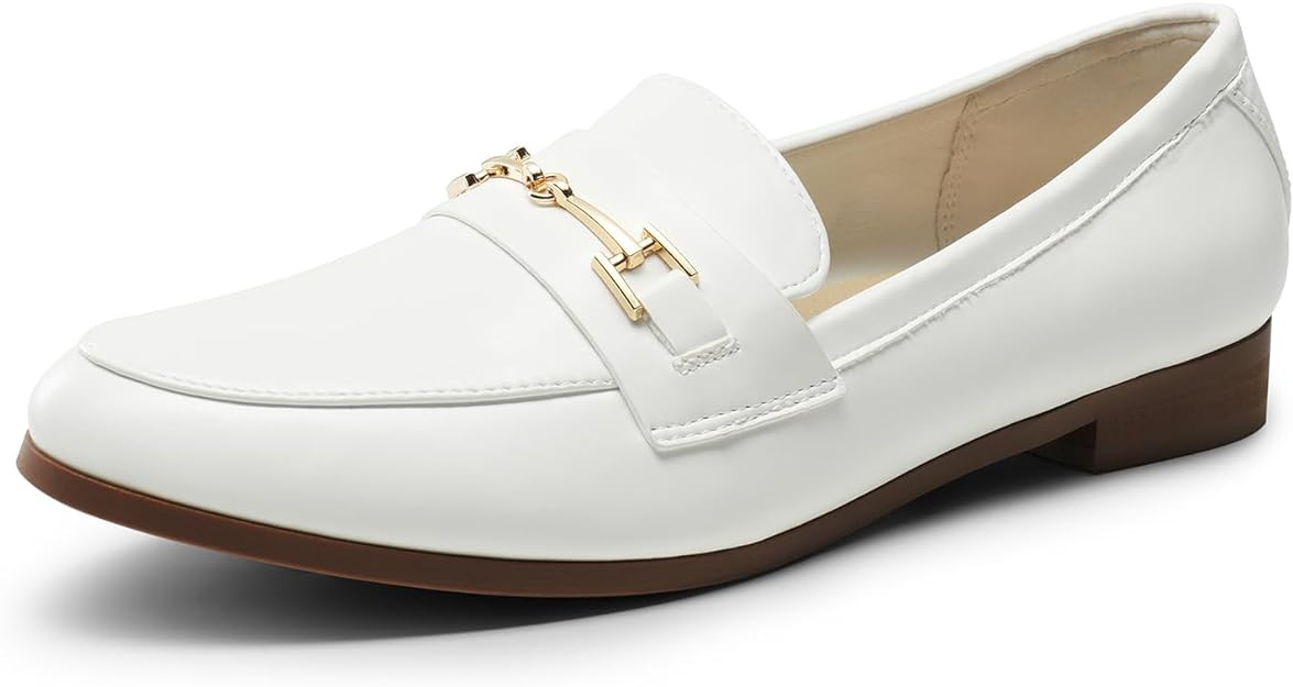 DREAM PAIRS Women's Loafers Penny Loafers Fashion Comfortable Flats Dressy Shoes | Amazon (US)
