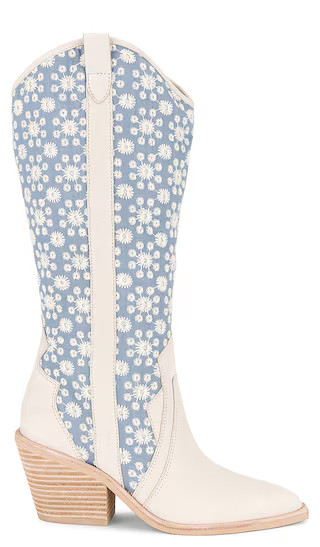 Navene Boot in Blue Floral | Revolve Clothing (Global)