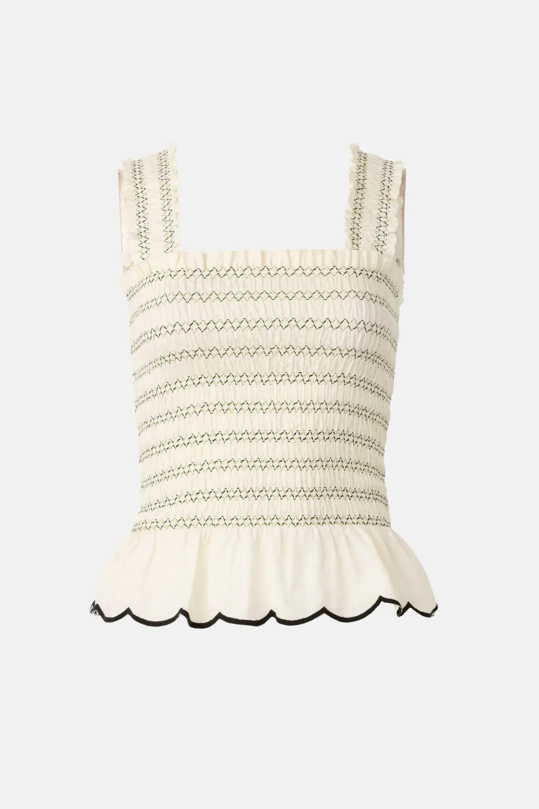 Elliot Smocked Tank Top | Rent the Runway