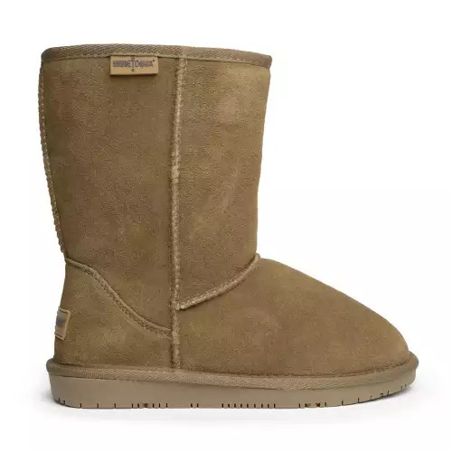 Women's Minnetonka Olympia Short Shearling Boots | Scheels