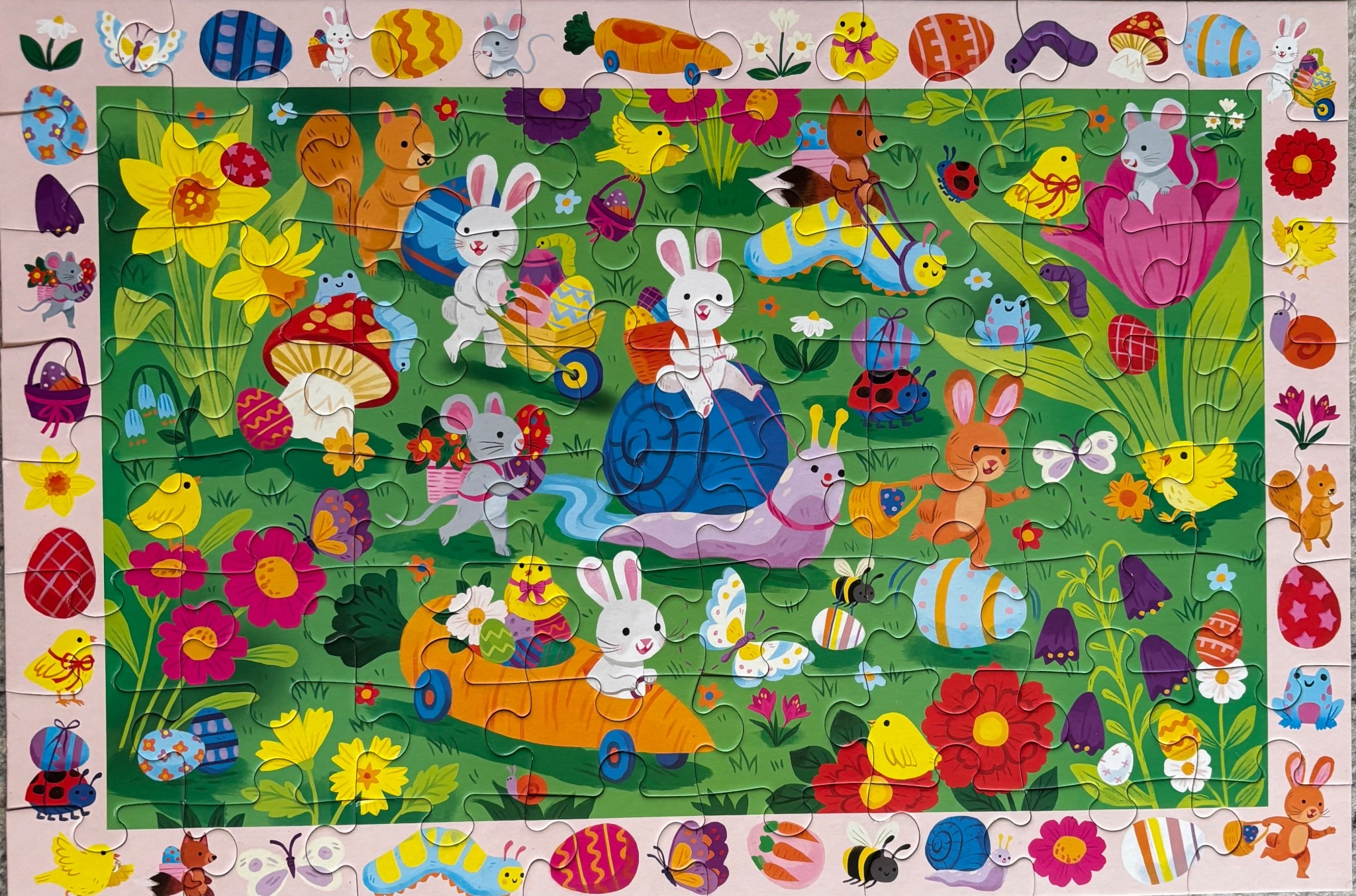 How cute is this Easter puzzle? 🐰

The border is a seek and find too so the fun doesn’t stop once you put it together.

My 3.5 loves this one, linking it below ❤️

#LTKSeasonal #LTKKids