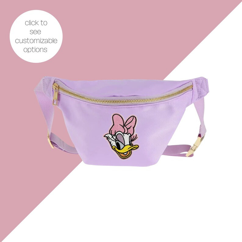 MICKEY + FRIENDS  // Customizable Daisy Duck Crossbody Fanny Pack // Daisy Duck Patch | Etsy (US)