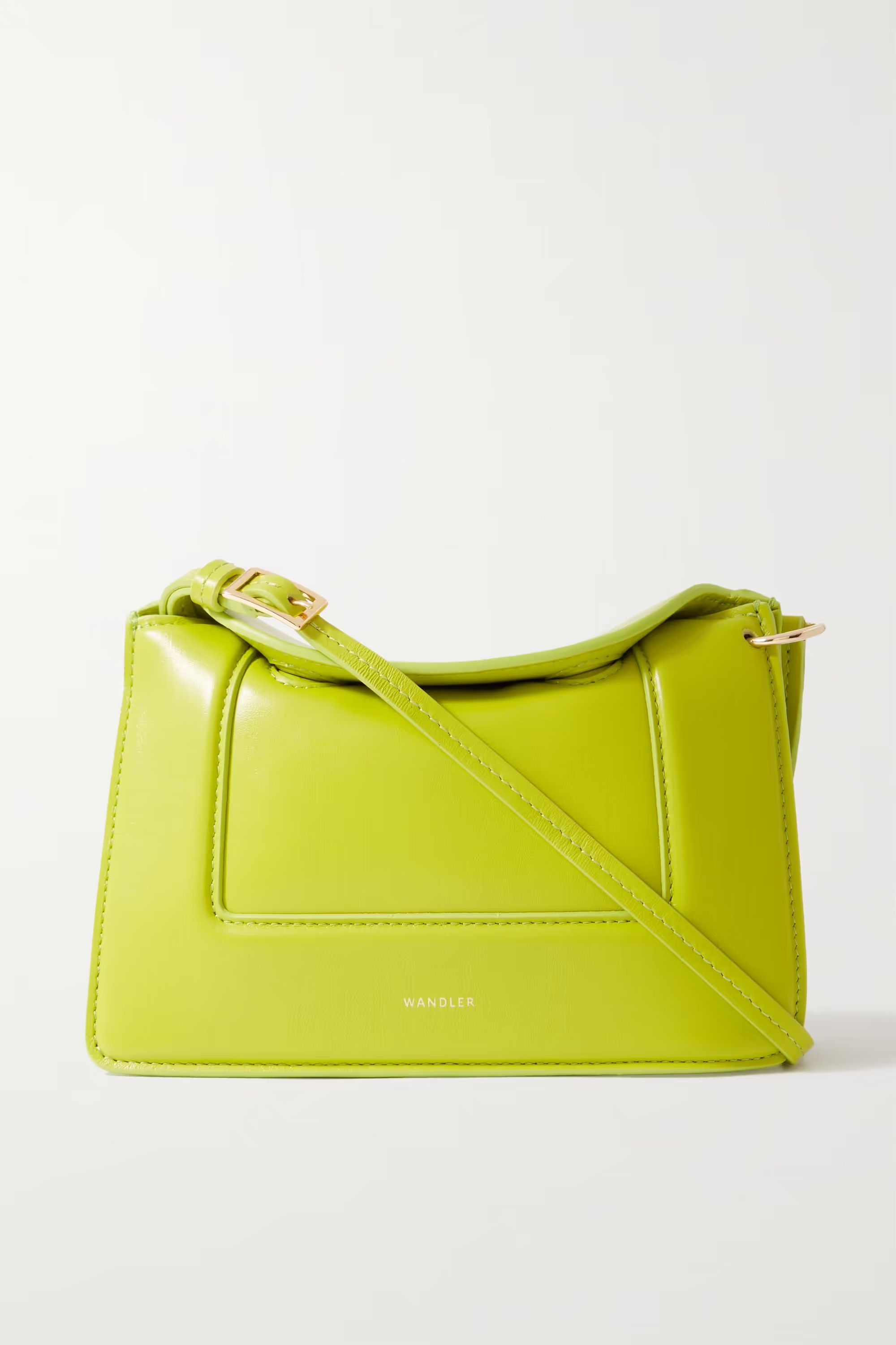 Leaf green Penelope micro leather shoulder bag | WANDLER | NET-A-PORTER | NET-A-PORTER (UK & EU)