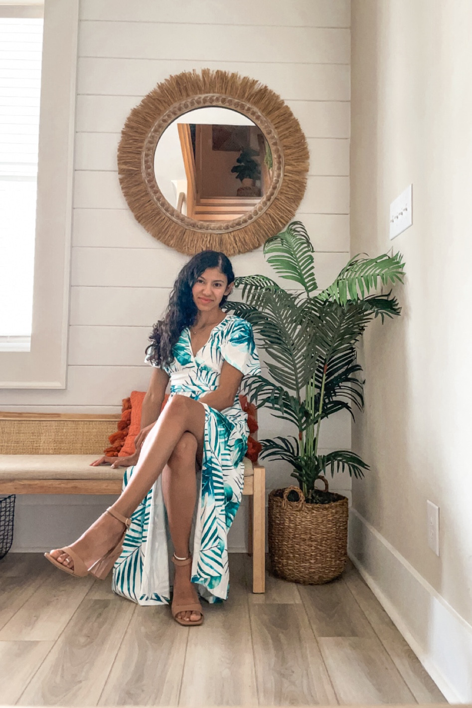 Gotta love Walmart’s  2 day shipping 🙌🏽
I ordered this tropical print summer maxi dress last minute to take on our family vacation and received it just in time. 

Got it in a size small and it fits a little loose. 
I had to do a “waist hack” to cinch it a little. 
The material is nice and comfy and quite stretchy, could also be used as a maternity dress. 

#LTKSeasonal #LTKtravel #LTKstyletip