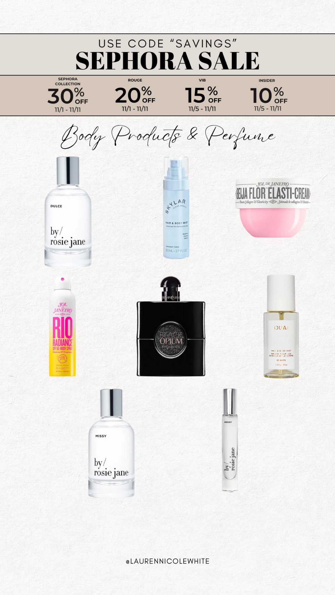 Sephora sale! Body products & perfume 

#LTKBeauty #LTKSaleAlert