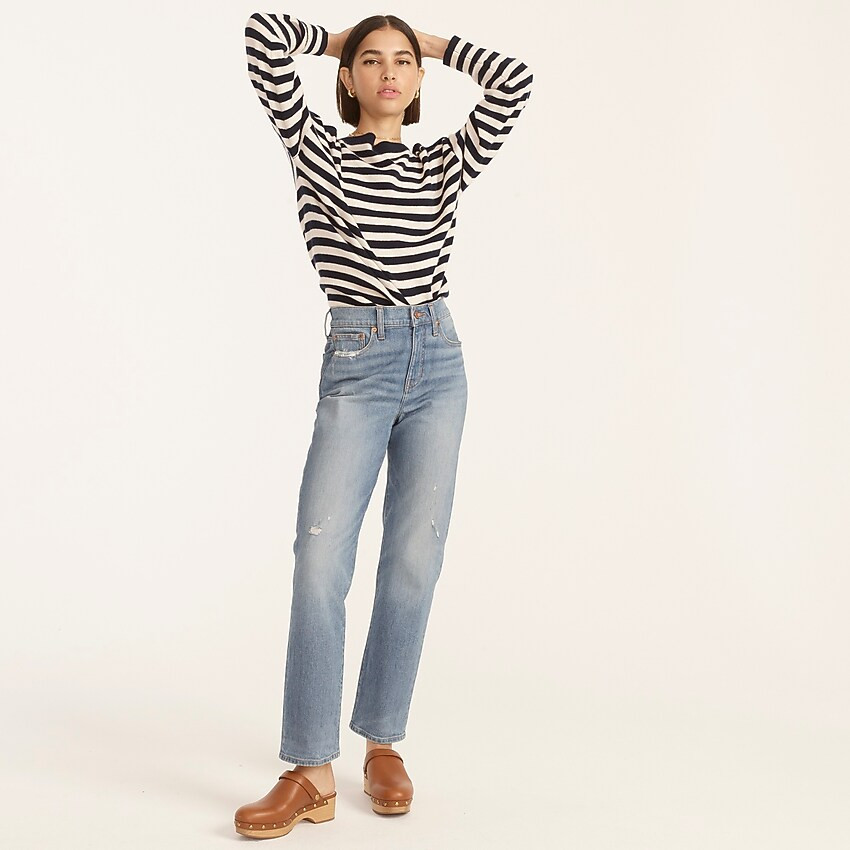 High-rise '90s classic straight jean in Honeydew wash | J. Crew US