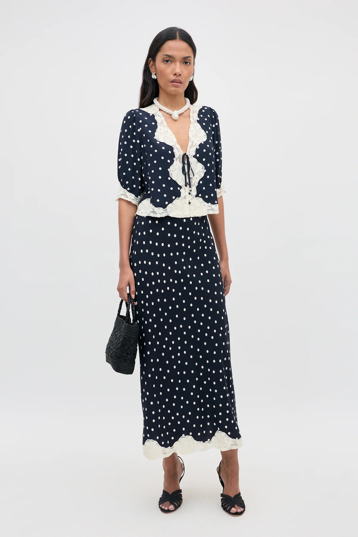 Stassie - Layla Dot Navy | Rixo