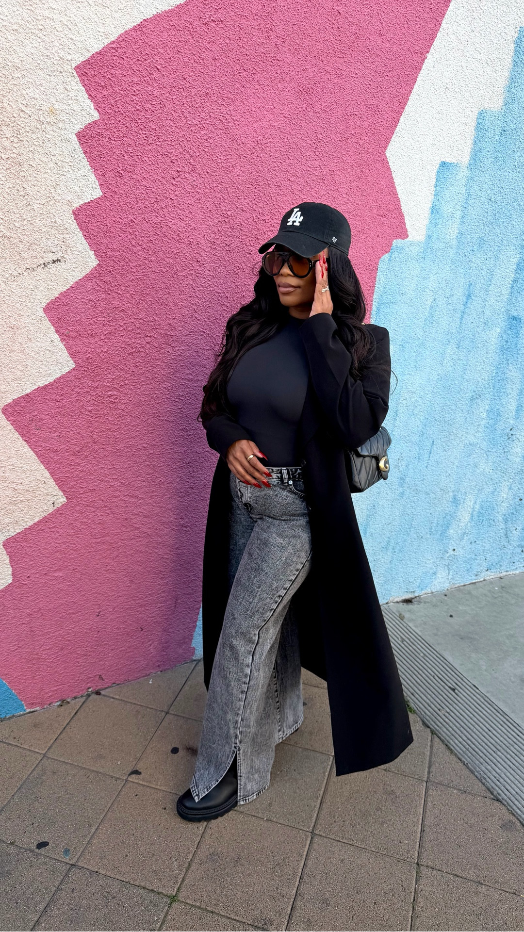 Elevated casual is my love language. I’m all about grown, effortless style that feels confident and put-together without trying too hard. A tailored black coat, sleek bodysuit, and high-waisted wide leg denim will always do the heavy lifting. Finished with a baseball cap and oversized sunnies for that cool, everyday polish. This is how I show up—comfortable, classic, and very intentional. Style doesn’t have to be loud to be powerful. 🖤

#LTKStyle #ElevatedCasual #GrownWomanStyle #EffortlessChic #EverydayLuxury #StreetStyleLooks #WideLegDenim #ClassicWithAnEdge #CapsuleWardrobe #ModernBlackGirlStyle #OffDutyStyle

#LTKFindsUnder50 #LTKMidsize #LTKgrwm