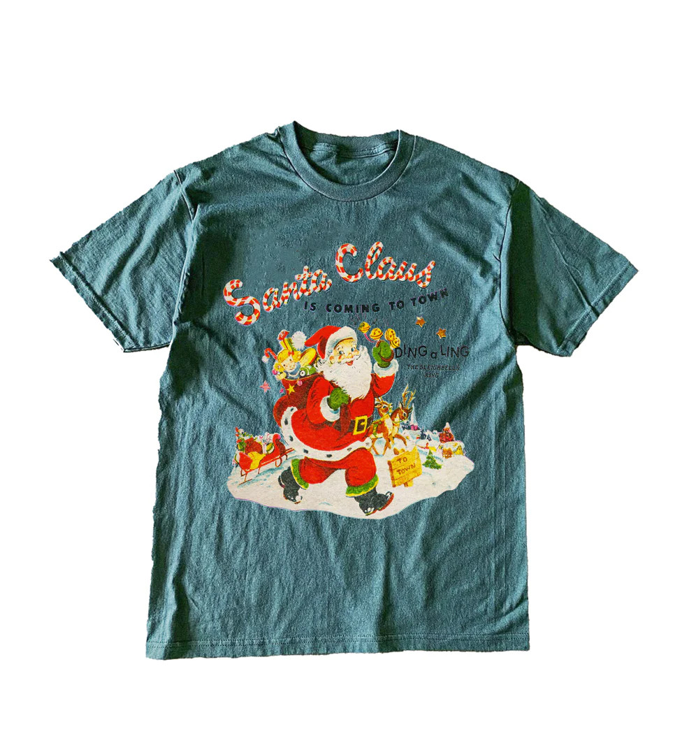 Santa's Coming To Town Tee | Shop Kristin Jones