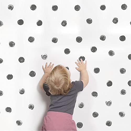 Gray Polka Dot Wall Decals 2.4”| Wall Decal Dots| Bedroom Wall Decor| Round Circle Stickers for Wall | Amazon (US)