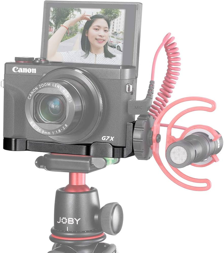 UURig G7X Mark III Vlog Camera Cold Shoe Extension Microphone Side Mount for Canon G7X Mark III C... | Amazon (US)