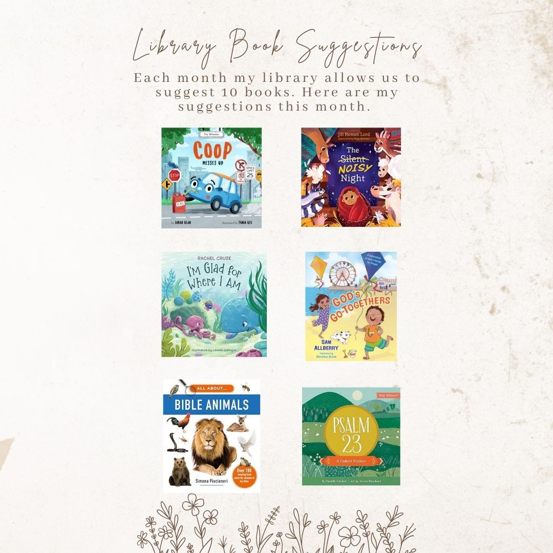 My monthly list of books my library should buy from September 2024. Shop the complete list of 10. These are Christian based books for kids. 

#LTKKids #LTKFamily