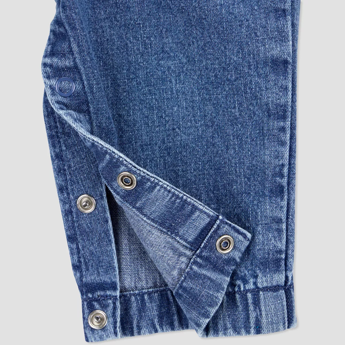 Carter's Just One You® Baby Boys' 2pc Striped Long Sleeve T-Shirt and Denim Overalls Set - Blue/... | Target