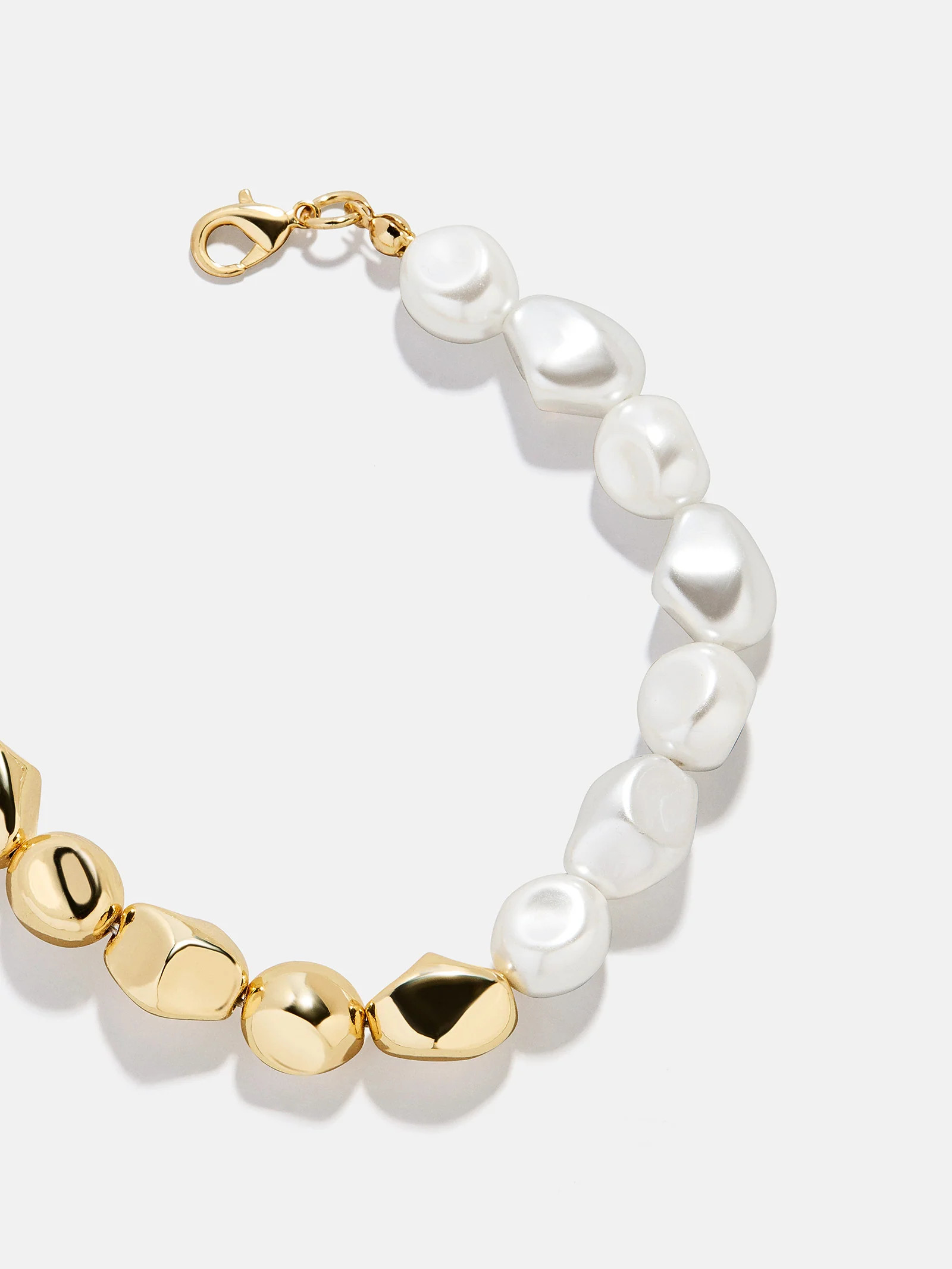 Johna Gold Pearl Bracelet - Gold/Pearl | BaubleBar