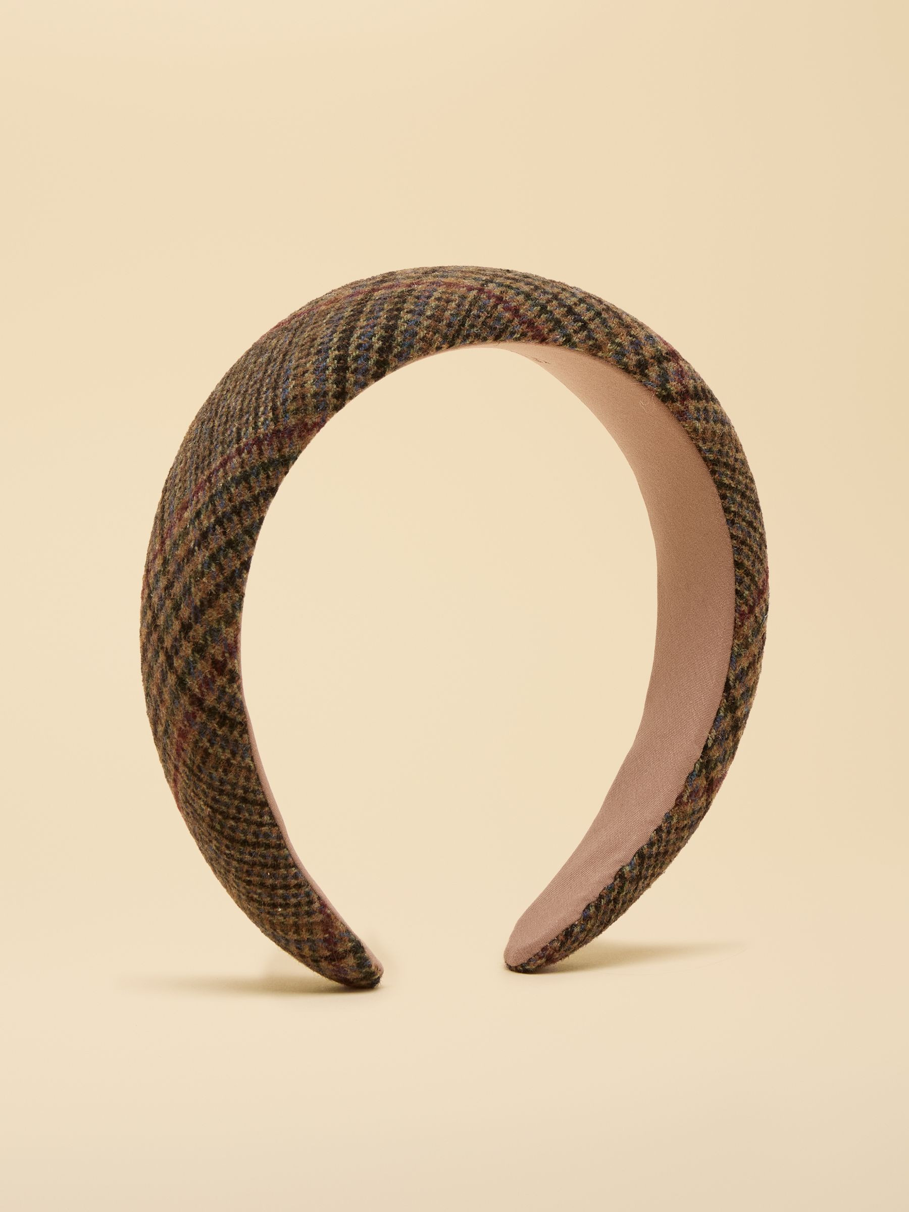Tessie Neutral Tweed Headband | Joules | Joules