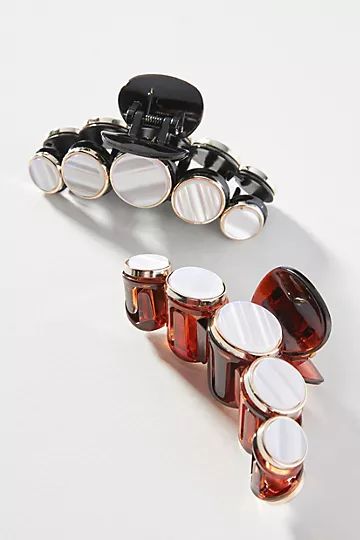 Bauble-Embellished Claw Hair Clip Set | Anthropologie (US)