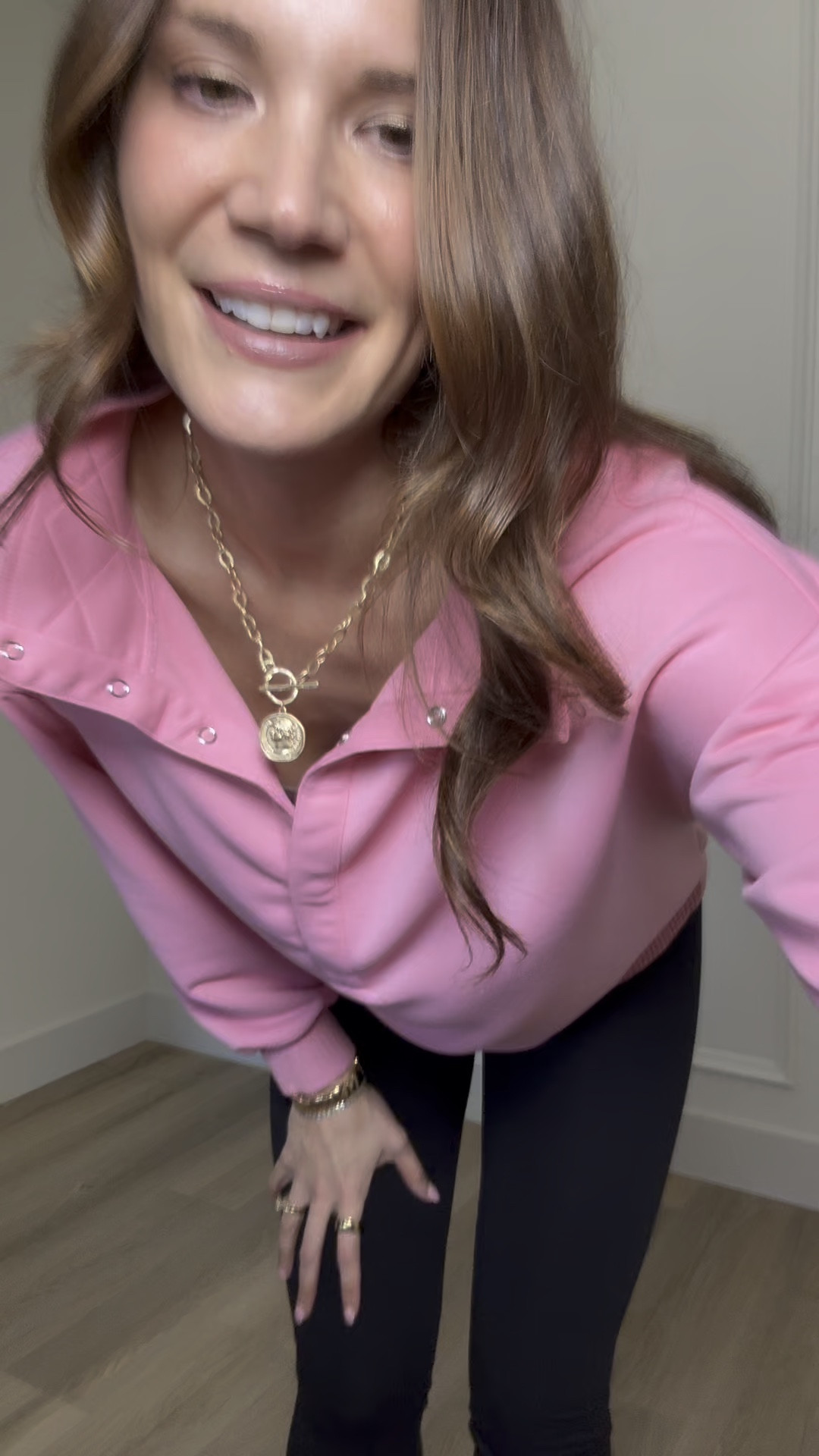 This Henley button up is so comfy and I love the bright pink! 

Pink button up quarter zip leggings comfy casual everyday outfit cozy favorites Stang and co 

#LTKTall #LTKSeasonal #LTKootd
