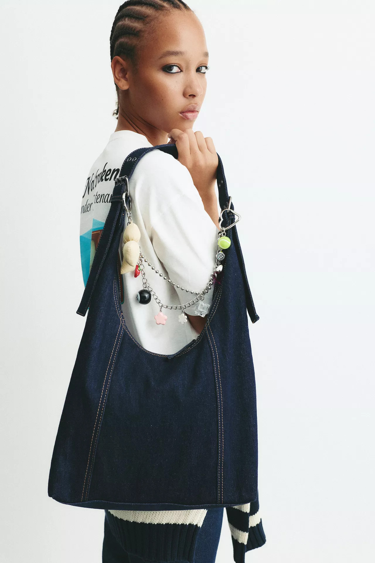 Denim tote bag | PULL and BEAR UK