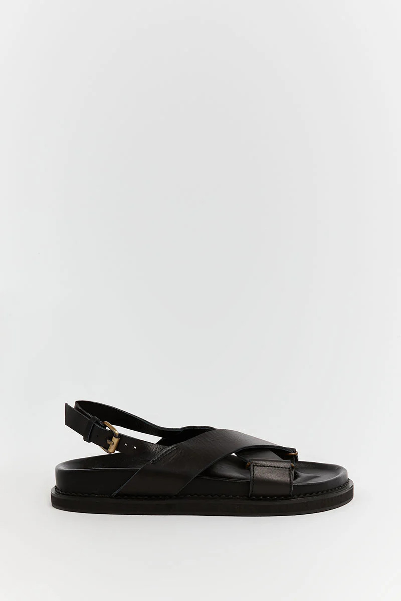 THE BALI TAILOR ALILA BLACK SANDAL | DISSH