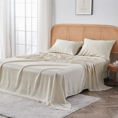 Sijo AiryWeight Tencel Sheet Set, 100% Lyocell Derived from Eucalyptus, Buttery Soft, Architectur... | Amazon (US)