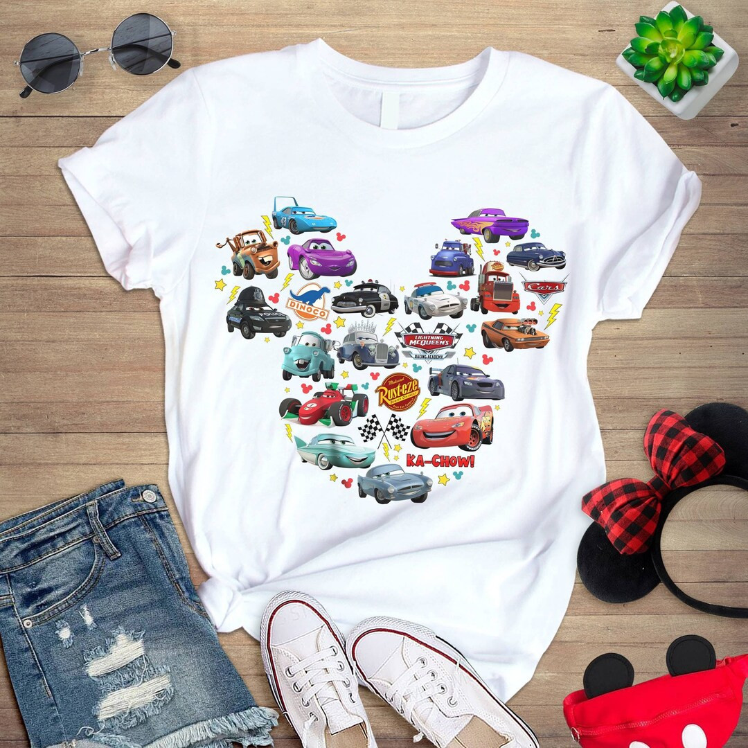 Cars Shirt, Lightning McQueen Mater Shirt,  Mickey Cars Shirt,  Cars Movie Shirt, Family Trip Shi... | Etsy (US)