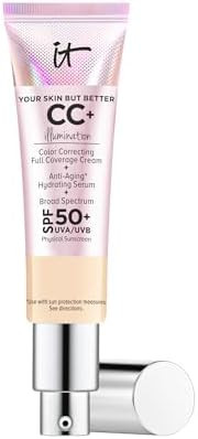 IT Cosmetics CC+ Cream Illumination - Radiant Full Coverage Foundation With SPF 50+, Color Correc... | Amazon (US)