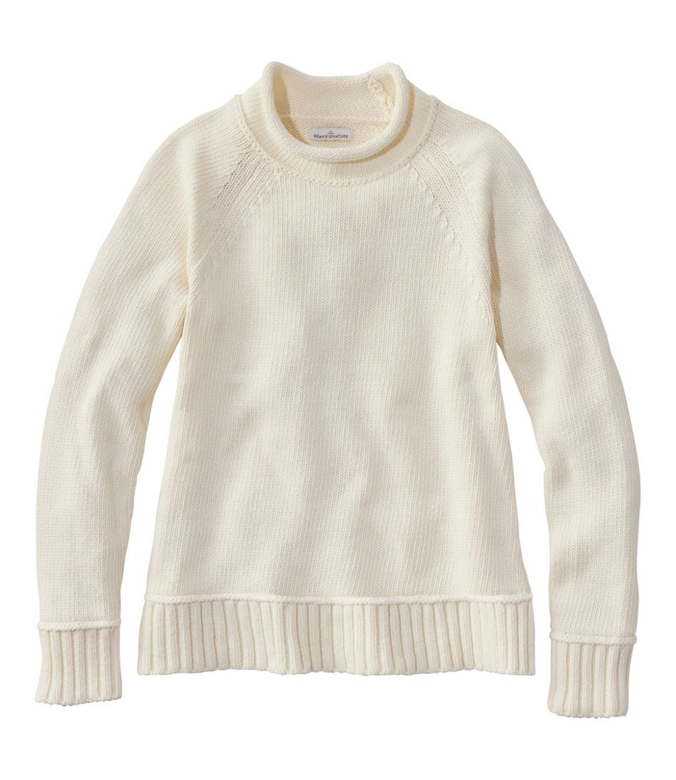 Women's Signature Original Cotton Sweater, Rollneck | L.L. Bean