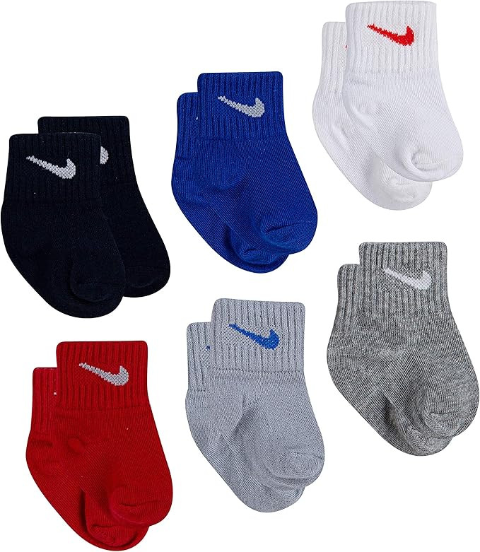 Nike Baby Toddler Kids Ankle Gripper Socks (6 Pairs) | Amazon (US)