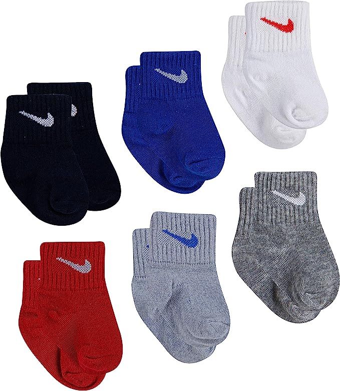 Nike Baby Toddler Kids Ankle Gripper Socks (6 Pairs) | Amazon (US)
