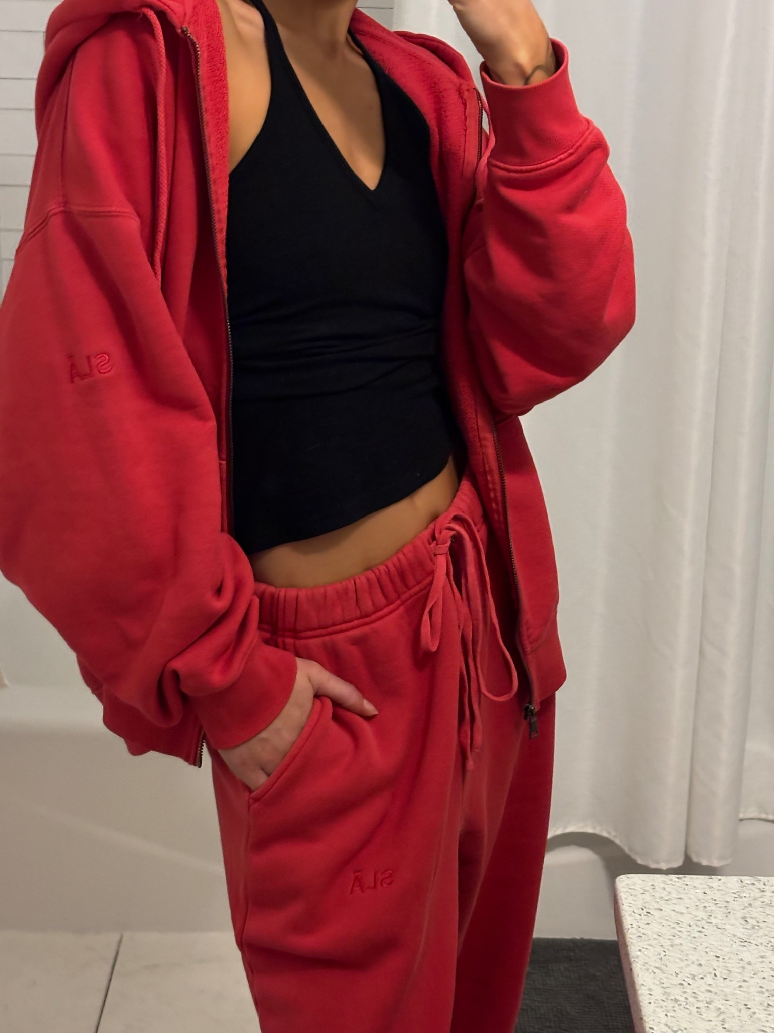Cozy loungewear in fun colors for spring? Yes please! I’ve been living in this sweatsuit lately #loungewear #cozyclothes #outfitideas 

#LTKTall #LTKTravel #LTKfitnessgoals