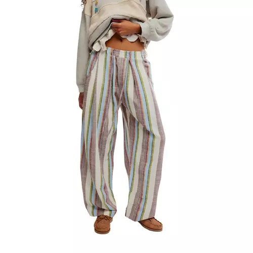 Women's Free People Striped Chambers Laidback Pull-On Pants | Scheels Sports