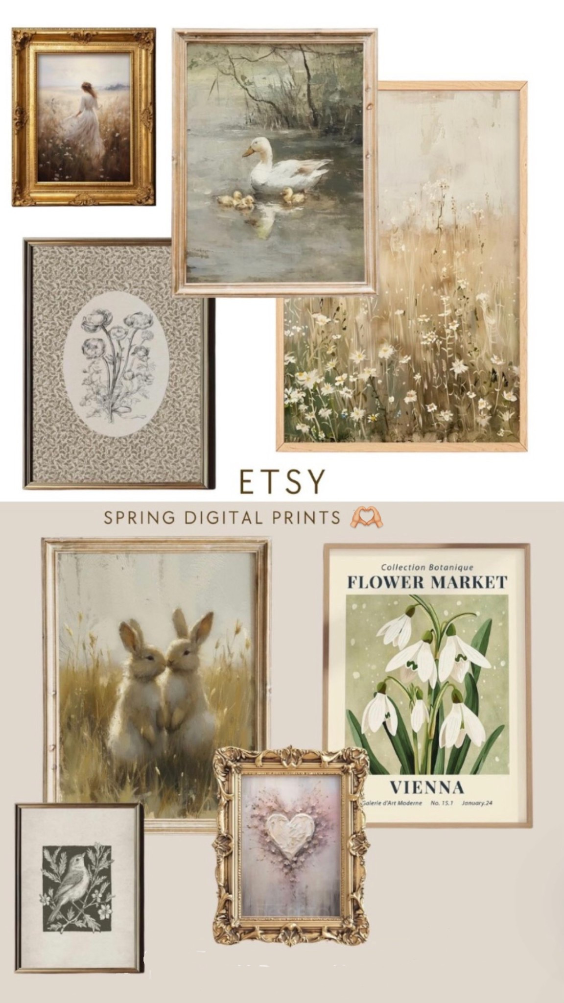 I love switching out my prints each season! These are perfect for spring💐 easy to download and print! 

#LTKHome #LTKSeasonal #LTKFindsUnder50