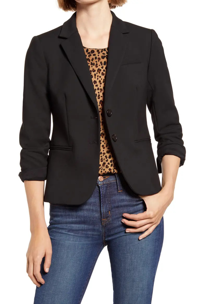 Schoolboy Stretch Crepe Blazer | Nordstrom