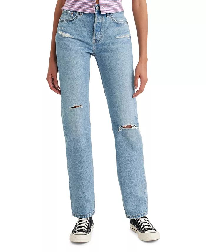 Levi's Women's 501 Original-Fit Straight-Leg Jeans - Macy's | Macy's