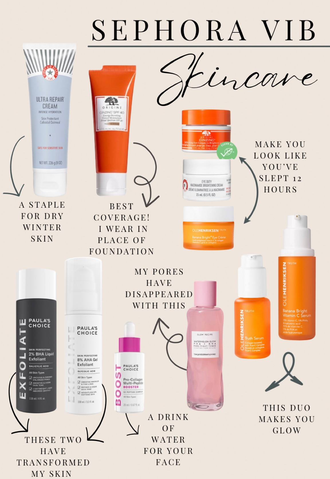 These are my skincare faves for the Sephora sale! 

#LTKbeauty #LTKHolidaySale #LTKsalealert