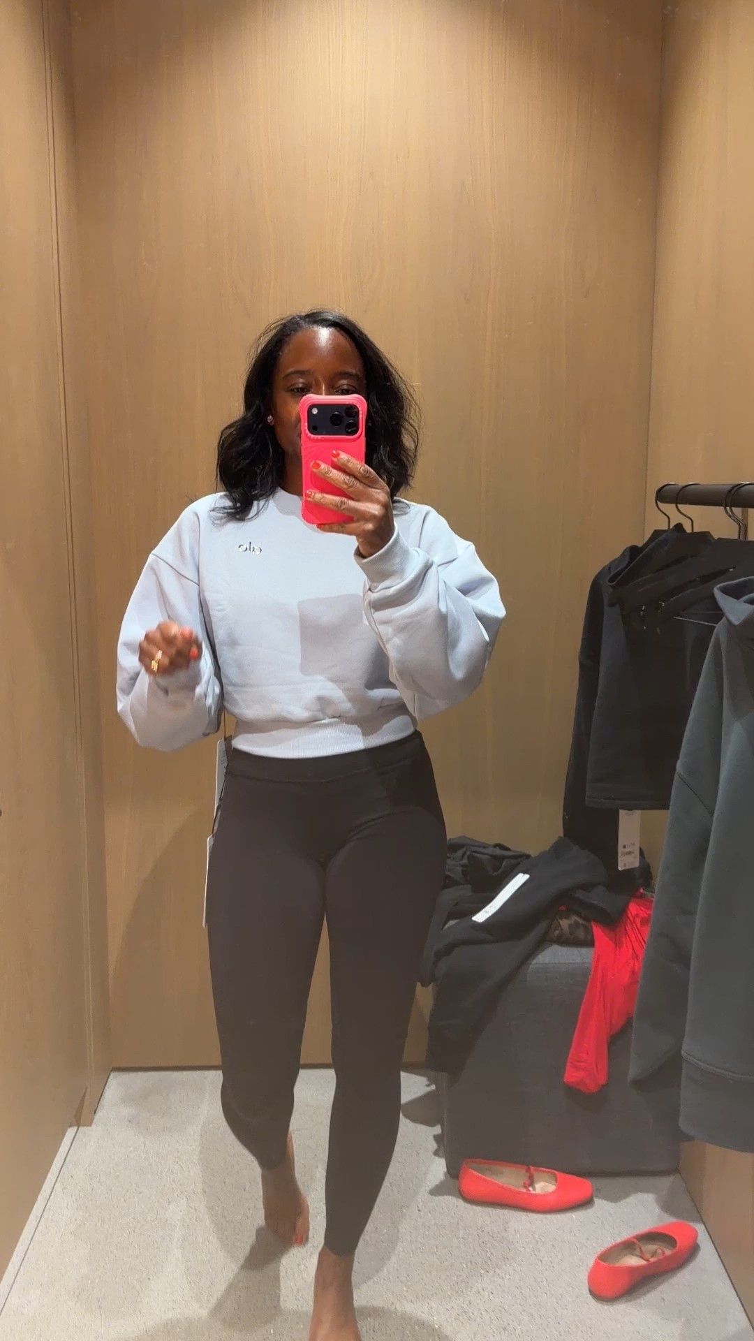 Sculpting leggings, sweatshirt, workout clothes, alo, athleisure 

#LTKTravel #LTKGiftGuide #LTKActive