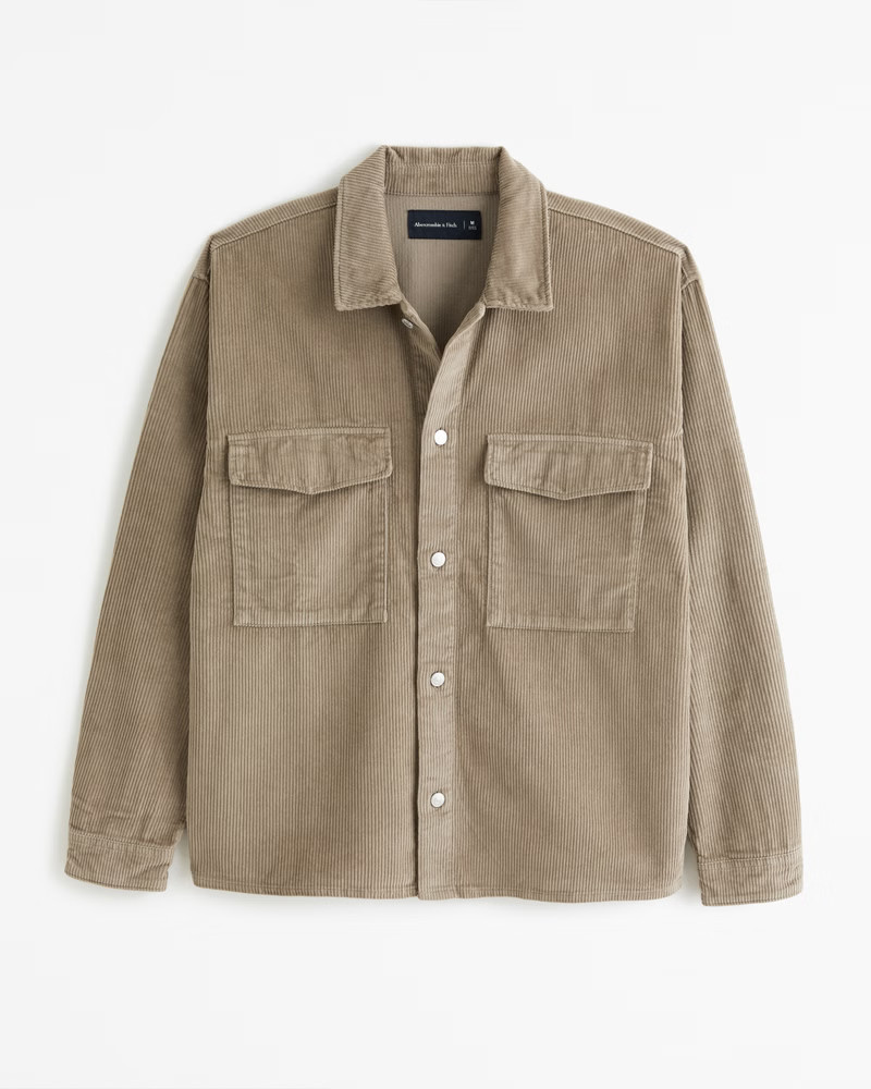 Corduroy Shirt Jacket | Abercrombie & Fitch (US)